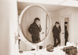 Michael in the mirror