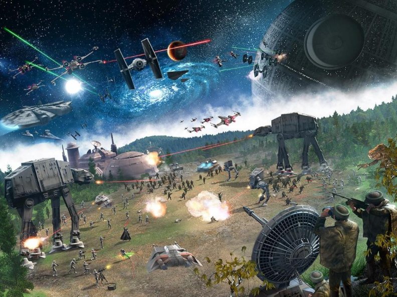 star wars collage