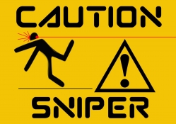 caution sniper