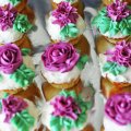 Purple Rose cupcakes for charismatic