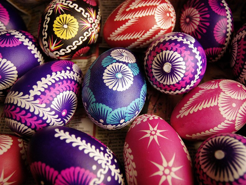 Easter Eggs, Bialystok, Poland