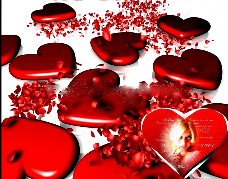 Kanchan Bagari: Love Heart Wallpaper