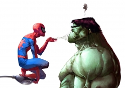 Spiderman vs Hulk