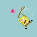 Spongebob Chasing Jellyfish