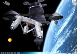 Star Trek 1701 Approaching Space Dock