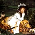James Tissot _ Young Lady in a boat