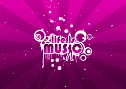 life is music pink