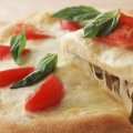 Pizza with tomato