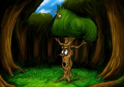 funny tree guy