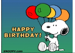 birthday greetings from snoopy