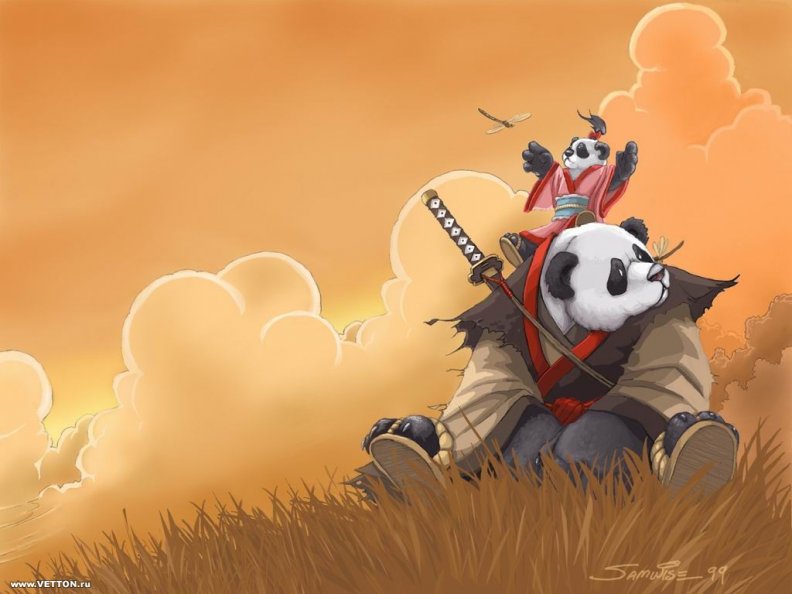 Samurai Pandas
