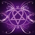 Purple heartagram