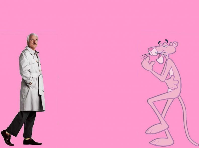 Steven Martin and Pink Panther