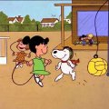 snoopy and friend playing