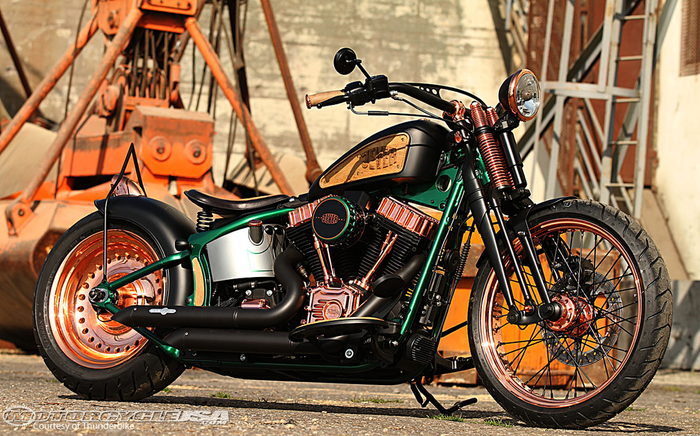 Jever Beer's Harley Blackline by Thunderbike