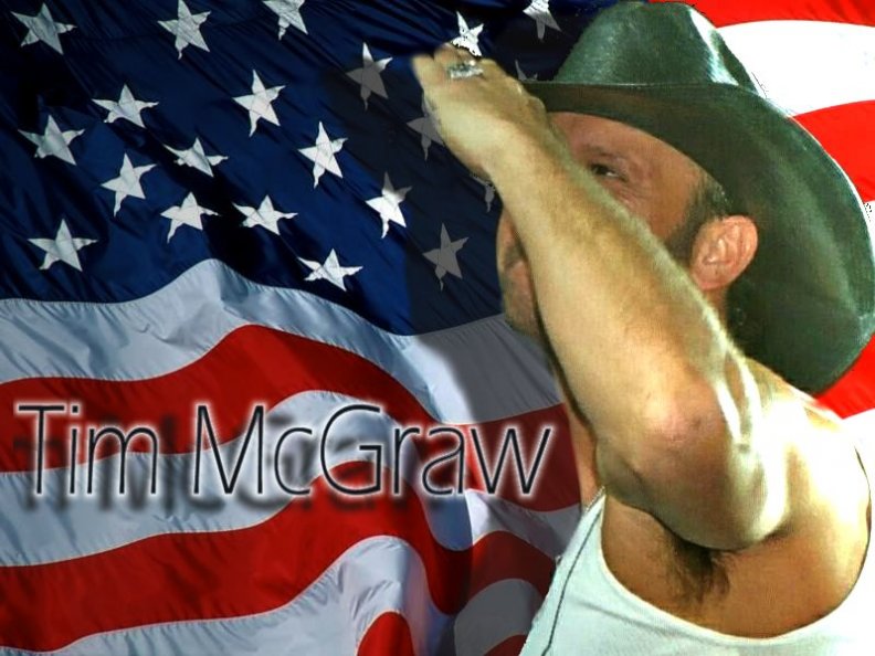 Tim McGraw &amp; US Flag