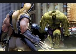 wolverine VS the hulk