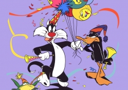 Sylvester and Daffy Duck