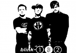 Blink182 Black and White
