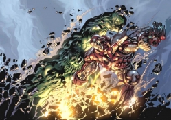 Hulk vs  Iron Man