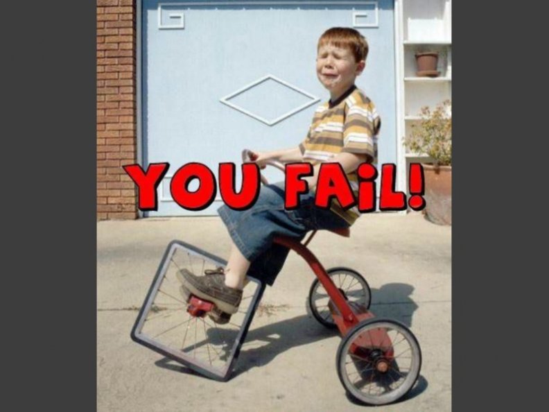 Tricycle Fail