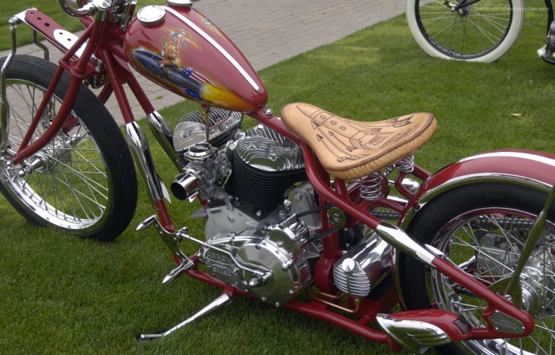 Indian Bobber, With A FlatHead