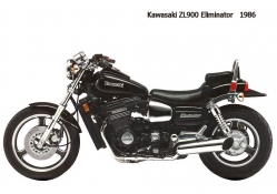 1986 Kawasaki ZL900 Eliminator