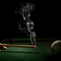 Billiards on smoke