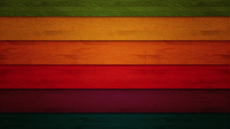 Colorful Wood Wall