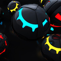 colorful balls 3d