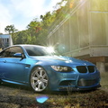 Tuned BMW M3 Car in Blue