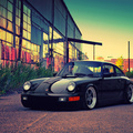 Porsche Black Car