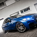 Blue HD BMW F30 Car