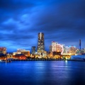 Japan Yokohama City in Night View