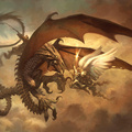 Archangel Fighting Dragon