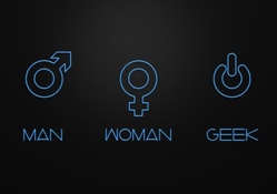 Woman Man And Geek