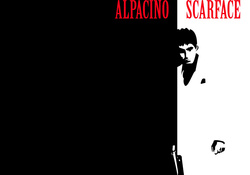 Black White Shot Of Scarface Movie 