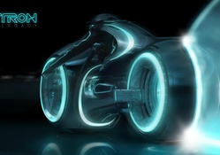 Rider On A Motorcycle From TRON The Movie