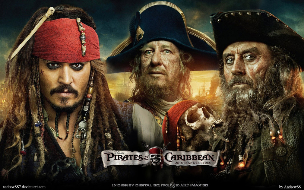 Pirates And Jack Sparrow From Movie