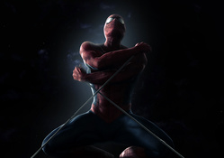 3D Amazing Spiderman 2 Movie Background