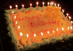 Romantic Candles And Cake Happy Birthday Desktop