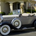 1931 Ford Model A, Beige With The Top Down