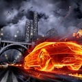 Cityscapes Flames