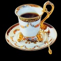Coffee in Vintage Cup
