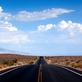 Desert Road in Nevada