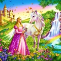 Princess and White Horse