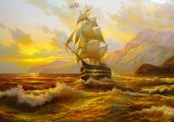 Golden Sunset Sailing