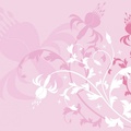 Pink Floral Abstract
