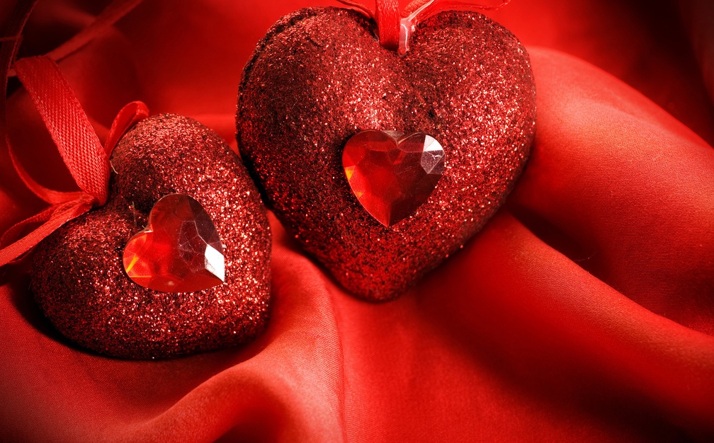 Red Jewel Hearts