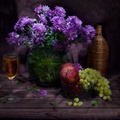Still Life_Purple Flowers_